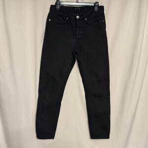 ASKET The Black Denim Jeans, Size 30X30, Color Black